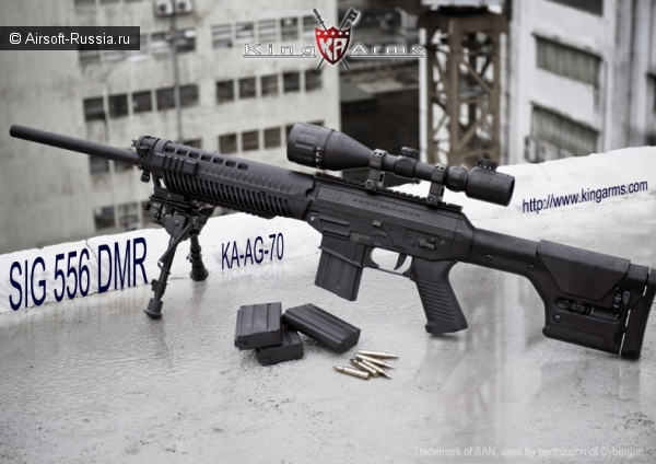 King Arms: винтовка SIG 556 DMR (Фото 3)