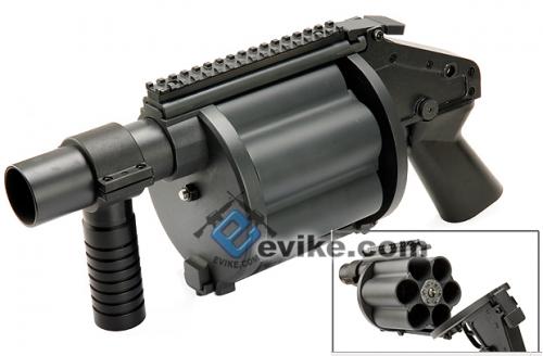 страйкбольный гранатомет Matrix Grenade Revolver Launcher, оружие для страйкбола