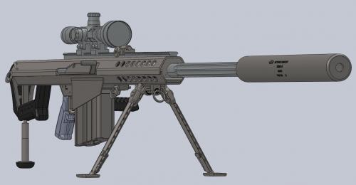 страйкбольная снайперская винтовка Barrett M82A1 v2 от SOCOM Gear