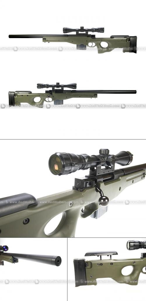 Снайперская винтовка L96 Tanaka L96 Covered Sniper (green version)
