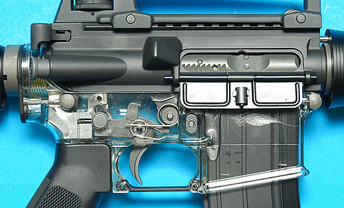 винтовка M4A1, прозрачная ствольная коробка тюнинг от G&amp;P