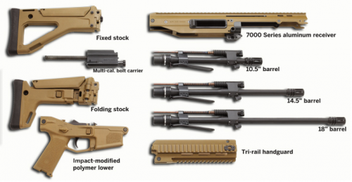 Оружие будущего - Remington ACR - модульность системы