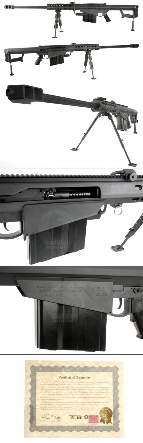Barrett M82A1 снайперская винтовка от SOCOM Gear страйкбольное оружие