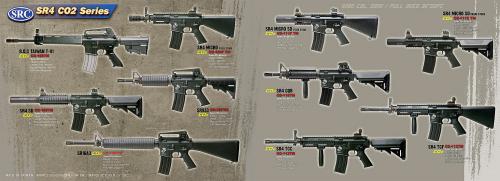 страйбольное оружие на CO2, винтовки серии M4 и М16