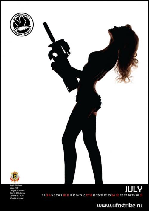 девушки с оружием FN P90