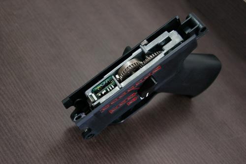 нижняя половина разъемного гирбокса (split gearbox) у ICS MX5-p AEG (HK MP-5)
