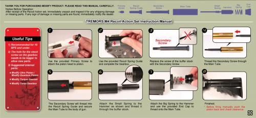 инструкция по тюнингу страйкбольного оружия с набором Tremors